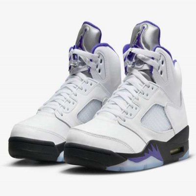 Men's Running Weapon Air Jordan 5 'Concord' Shoes 064