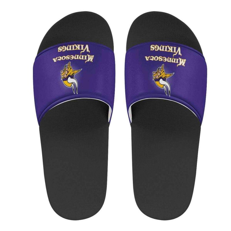 Youth Minnesota Vikings Flip Flops 001