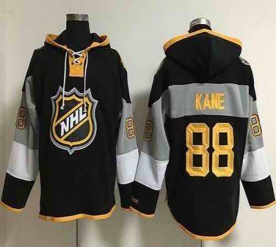 Blackhawks #88 Patrick Kane Black 2016 All Star NHL Hoodie