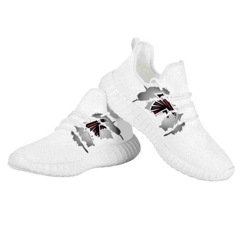 Men's Atlanta Falcons Mesh Knit Sneakers/Shoes 007