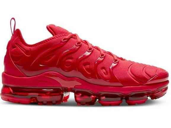 Women's Air VaporMax Plus Triple Red Shoes 005