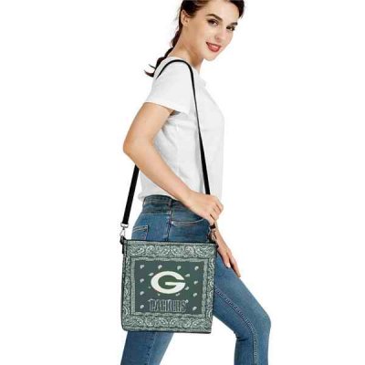 Green Bay Packers PU Leather Bucket Handbag 001(Pls Check Description For Details)