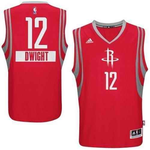 Rockets #12 Dwight Howard Red 2014-15 Christmas Day Stitched NBA Jersey