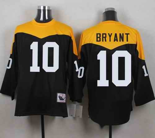 Mitchell And Ness 1967 Steelers #10 Martavis Bryant Black/Yelllow Throwback Men's Stitched NFL Jersey