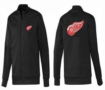 NHL Detroit Red Wings Zip Jackets Black-1