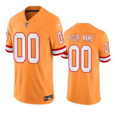 Youth Tampa Bay Buccaneers Customized Yellow 2023 F.U.S.E. Throwback Vapor Untouchable Limited Stitched Football Jersey