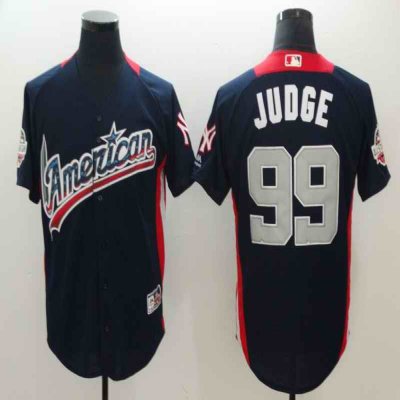 American League #99 Aaron Judge Navy 2018 MLB All-Star Game Home Run Derby Jersey