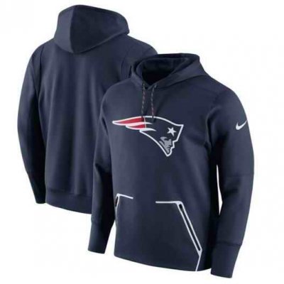 Men's Nike New England Patriots Navy Champ Drive Vapor Speed Pullover Hoodie