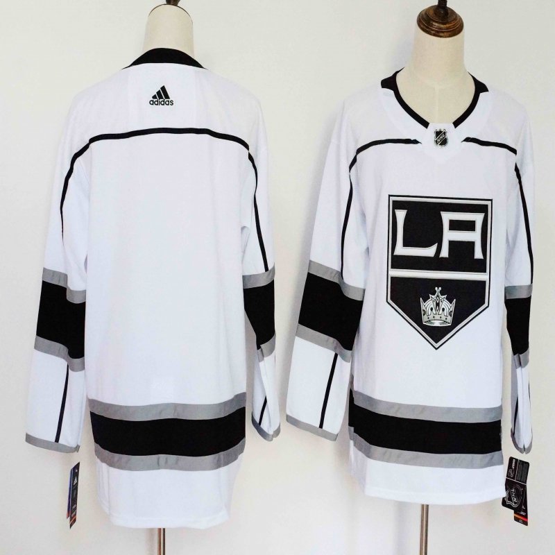 Men's Adidas Los Angeles Kings White Stitched NHL Jersey