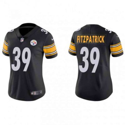 Women's Pittsburgh Steelers #39 Minkah Fitzpatrick Black Vapor Untouchable Limited Stitched NFL Jersey(Run Small)