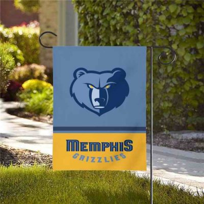 Memphis Grizzlies Double-Sided Garden Flag 001 (Pls check description for details)