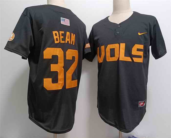 Men's Tennessee Volunteers #32 Drew Beam Black Stitched Jersey