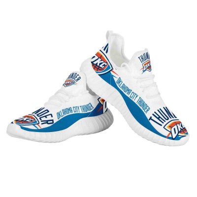 Men's Oklahoma City Thunder Mesh Knit Sneakers/Shoes 001