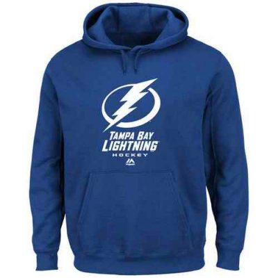 Tampa Bay Lightning Majestic Critical Victory VIII Fleece Hoodie Royal Blue