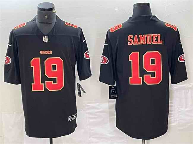 Men's San Francisco 49ers #19 Deebo Samuel Black  Vapor Untouchable Limited Stitched Jersey