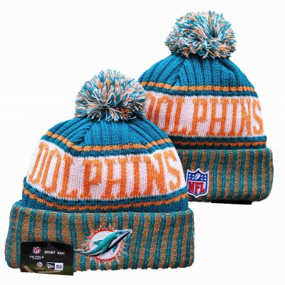 Miami Dolphins Knit Hats 0115