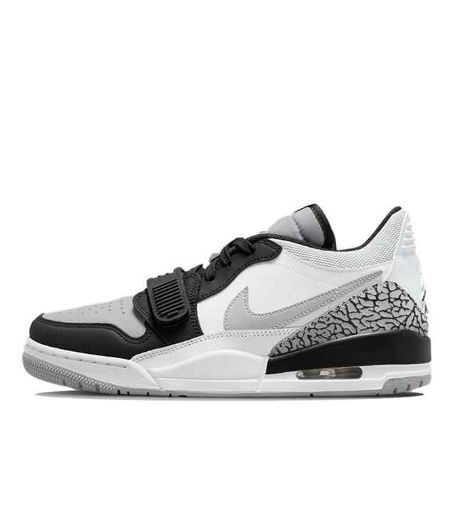 Men's Running Weapon Air Jordan Legacy 312 Low Black/White/Grey Shoes 004