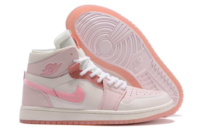 Men's Running Weapon Air Jordan 1 High Pink Shoes 0371