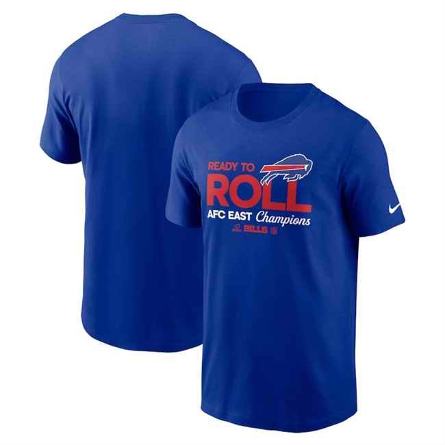 Men's Buffalo Bills Royal 2024 AFC East Champions Locker Room Trophy Collection T-Shirt