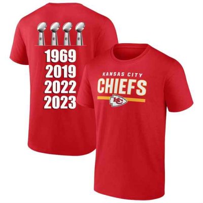 Men's Kansas City Chiefs Red T-Shirt'1pc Limited Per Order'