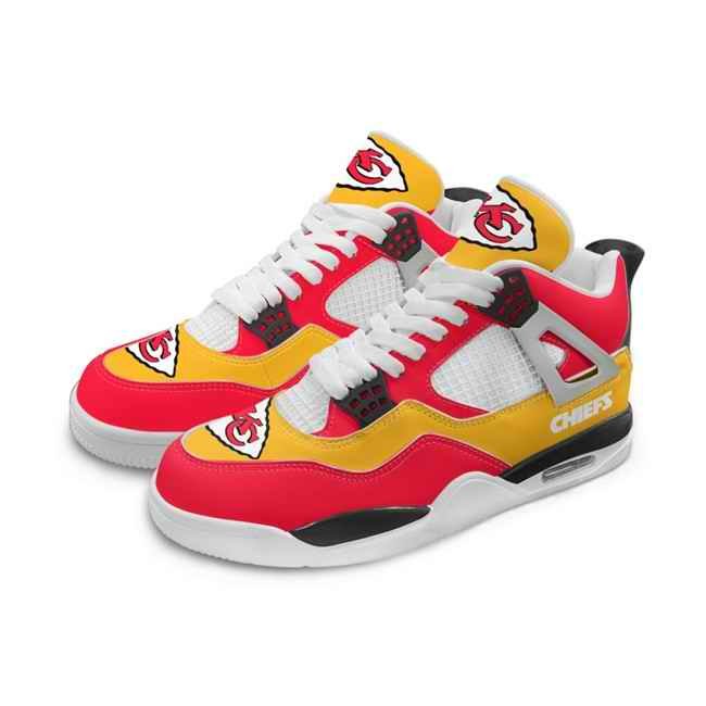 Men's Kansas City Chiefs Running weapon Air Jordan 4 Shoes 003