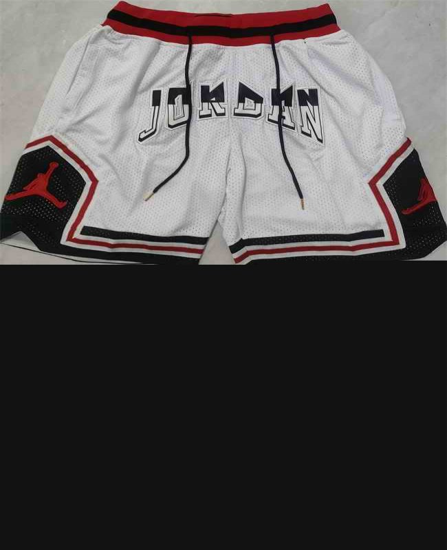 Men's Michael Jordan White/Red/Black Shorts