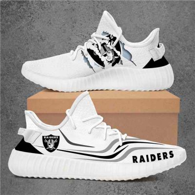 Men's Las Vegas Raiders Mesh Knit Sneakers/Shoes 020