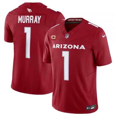 Men's Arizona Cardinals #1 Kyler Murray Red 2023 F.U.S.E. With 4-Star C Patch Vapor Untouchable  Limited Stitched Football Jersey