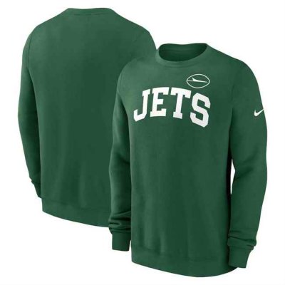 Men's New York Jets Green Club Pullover Sweatshirt