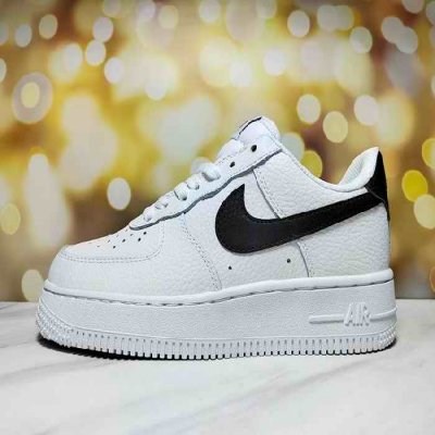 Men's Air Force 1 Low White/Black Shoes 0163