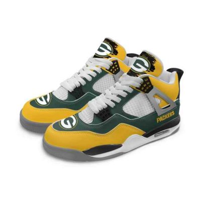 Women's Green Bay Packers Running weapon Air Jordan 4 Shoes 0002