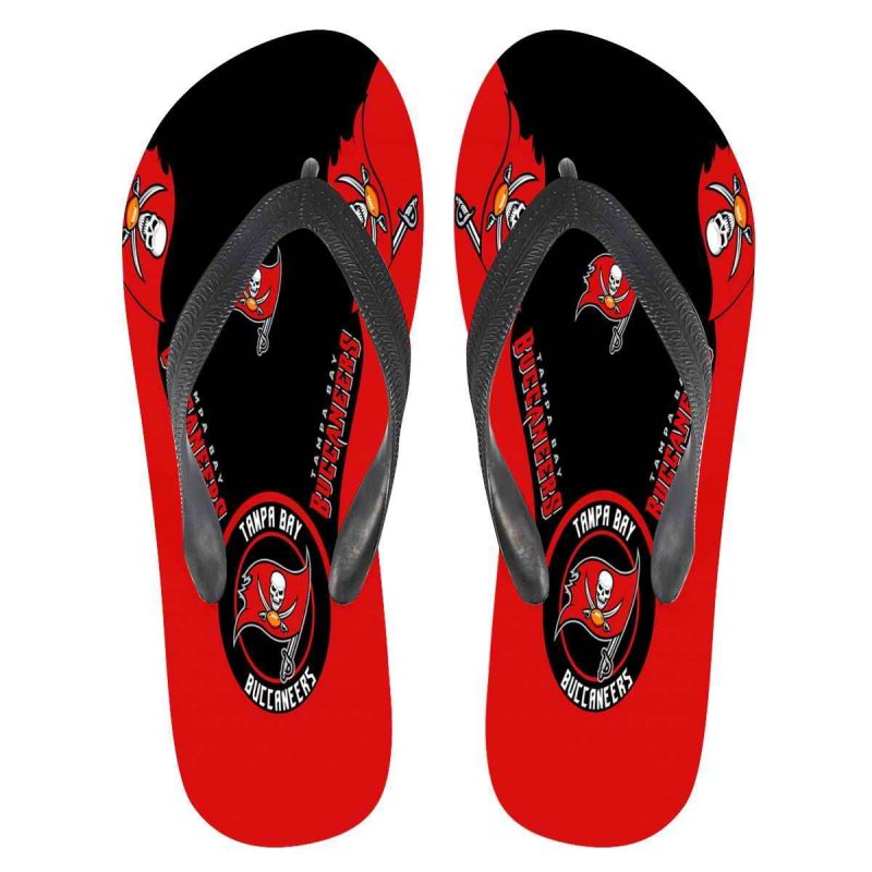 All Sizes Tampa Bay Buccaneers Flip Flops 001