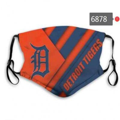 Detroit Tigers Face Mask 6878 Filter Pm2.5 (Pls check description for details)