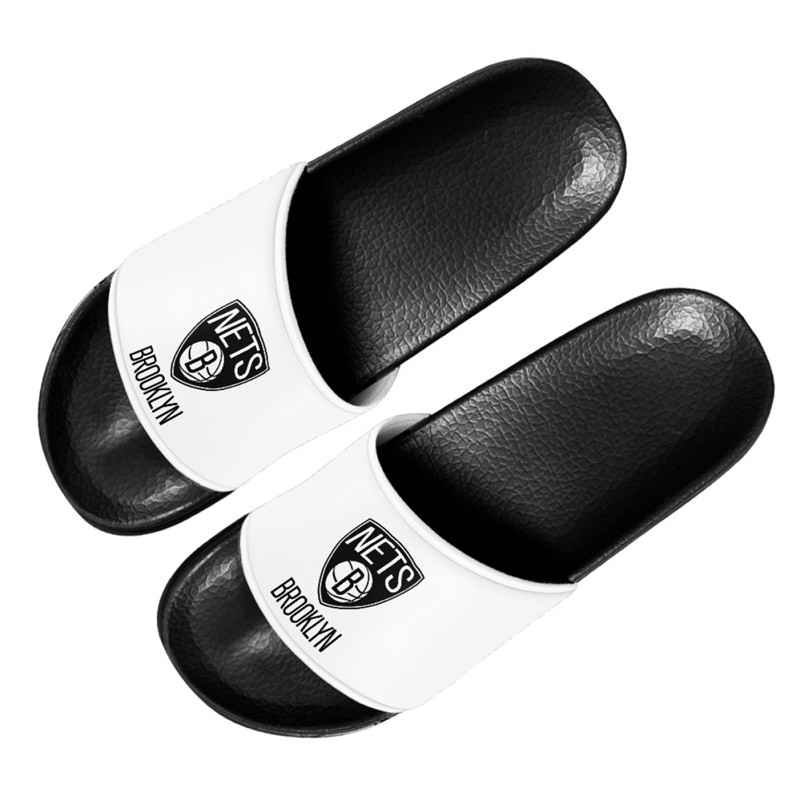 Women's Brooklyn Nets Flip Flops 002