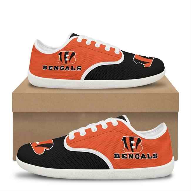 Women's Cincinnati Bengals Low Top Sneakers/Shoes 001(Pls check description for details)