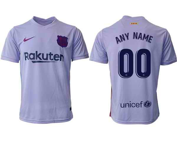 Men's Barcelona Custom Away Soccer Jersey