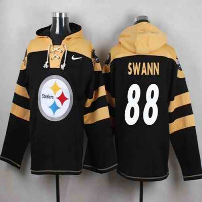 Nike Steelers #88 Lynn Swann Black Player Pullover NFL Hoodie