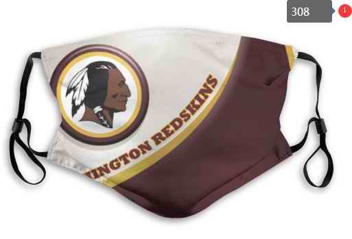 Washington Redskins Face Mask 003 Filter Pm2.5 (Pls check description for details)