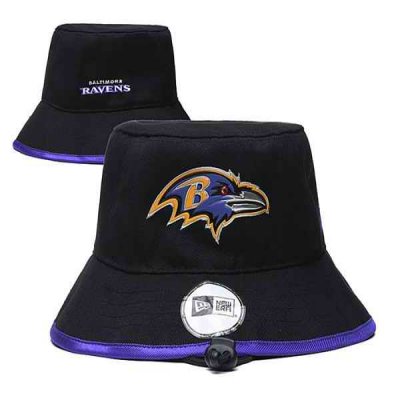 Baltimore Ravens Stitched Bucket Fisherman Hats 078