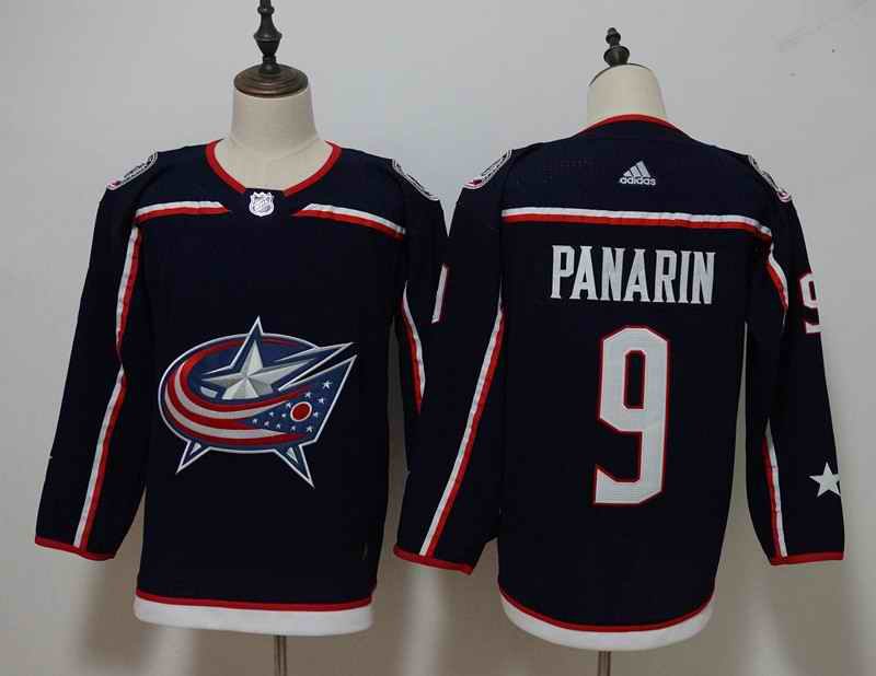 Men's Adidas Columbus Blue Jackets #9 Artemi Panarin Navy Stitched NHL Jersey