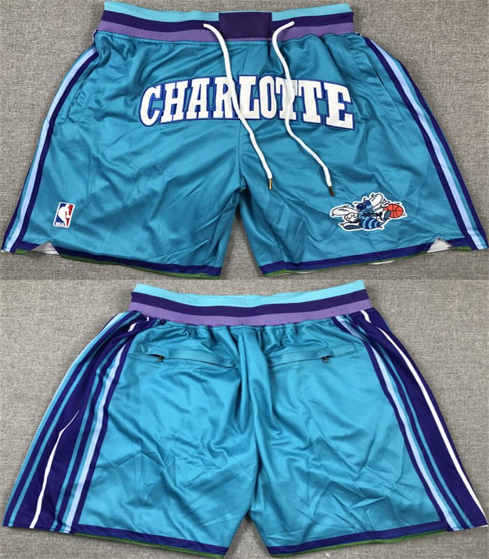 Men's Charlotte Hornets Teal Shorts