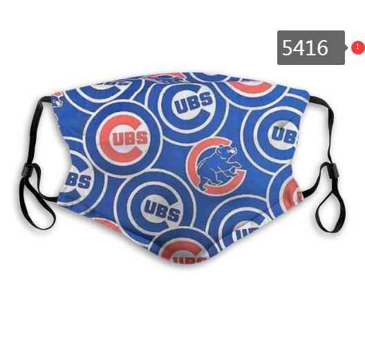 Chicago Cubs Face Mask 014 Filter Pm2.5 (Pls check description for details)