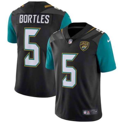 Men's Jacksonville Jaguars #5 Blake Bortles Nike Black Vapor Untouchable Limited Stitched NFL Jersey