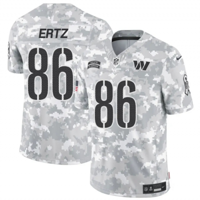 Men's Washington Commanders #86 Zach Ertz 2024 F.U.S.E Arctic Camo Salute to Service Limited Stitched Football Jersey