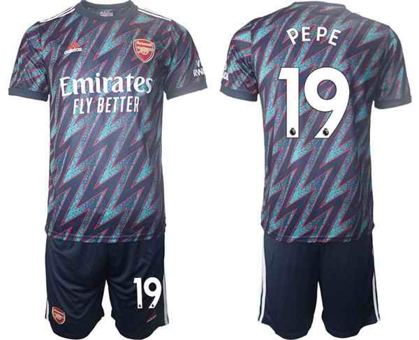 Arsenal F.C #19 Nicolas P'p' Away Soccer Jersey Suit