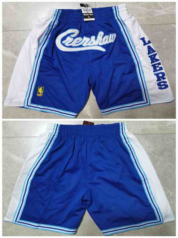 Men's Los Angeles Lakers Blue Shorts (Run Small)