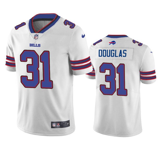 Men's Buffalo Bills #31 Rasul Douglas White Stitched Football Game Jersey