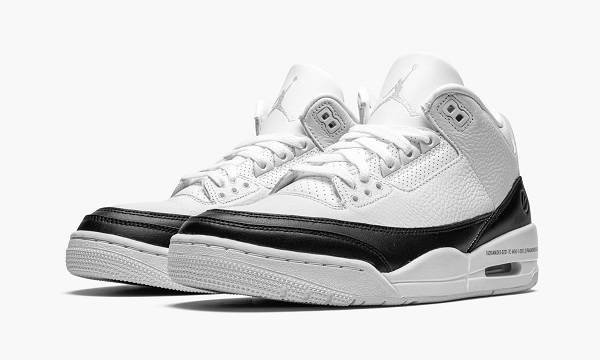 Women's Running weapon Air Jordan 3 Black White shoes 0014