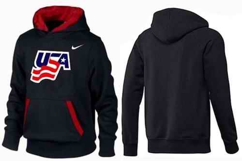 Olympic Team USA Pullover Hoodie Black/Red