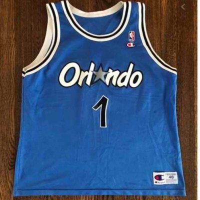 Men's Orlando Magic #1 Penny Hardaway Blue Stitched Jersey